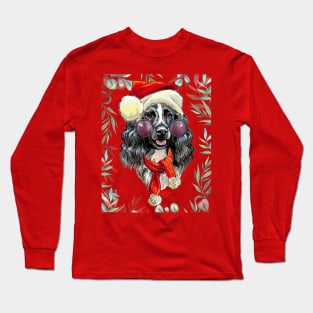 Christmas Spaniel Long Sleeve T-Shirt